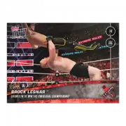 Brock Lesnar Cashes In To Win The Universal Championship Topps Now WWE Card #39