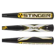 New Stinger NUKE 2 BBCOR Baseball Bat 2 5/8" Diameter Black/Yellow (-3)