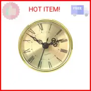 HILLHOME Mini Quartz Clock Insert 2.8 Inch (70 mm) Round Quartz Movement Miniatu