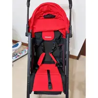 在飛比找蝦皮購物優惠-Recaro easylife 二手摺疊推車附遮雨罩，前扶手