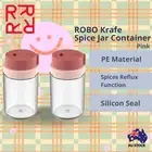 Robo Krafe Spice Jar Spice Container 150ml 2Pcs Set - Pink