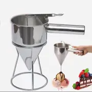Conical Funnel Cone Small Diameter Hopper Separator w/ Shelf Octopus Balls Tools