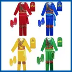 🎉新品🎉萬圣節樂高幻影忍者服裝LEGO NINJAGO兒童COSPLAY動漫扮演連體衣