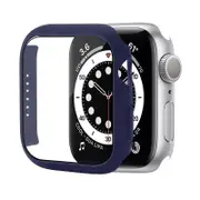 MCC For Apple Watch 4/5/6/SE Gen 1/2 Case w/ Tempered Glass Protector 40mm [Navy]