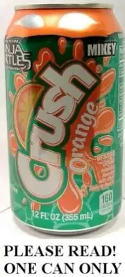 Orange Crush Teenage Mutant Ninja Turtles Michelangelo USA 2014 FULL 12oz Pepsi