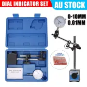 NDI 0-10mm Dial Indicator Gauge With Magnetic Base & 22 Indicator Point Set Blue