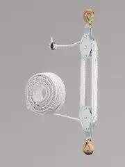 Block and Tackle Pulley System for Lifting Objects - Sob 4000LB Breaking Strengt