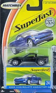 MATCHBOX SUPERFAST 2005 CHEVY CORVETTE