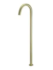 NEW Free Standing Bath tub spout Brushed Brass gold Freestanding spout filler