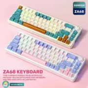 Wireless Gamers Mechanical Keyboard 2.4G Bluetooth Wired 3-Mode Gaming Keyboard