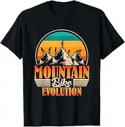 [VidiAmazing] Mountain Bike Evolution Retro - MTB Mens Mountain Bike ds1701 T-Shirt