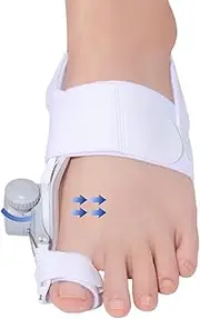 Toe Corrector, Adjustable Knob Corrector Splint, Hallux Correction, Toe Wraps, Toe Brace for Left or Right Feet for Women Men