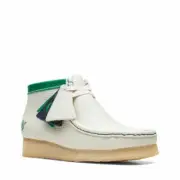 Clarks Originals Women's Wallabee Boot Cream Multi Leather 26165818