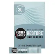 Hunter & Gather Hunter and Gather Restore Unflavoured Electrolyte Sachets 30