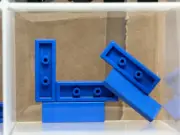 LEGO Parts - Blue Tile 1 x 3 - No 63864 - QTY 5
