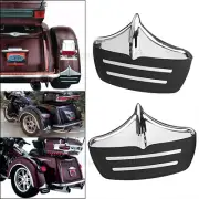 L&R Rear Mud Flaps Fender Guard Accents Trim For Harley Tri Glide Ultra FLHTCUTG