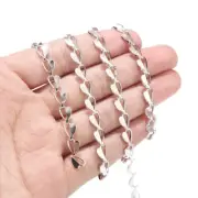 5meters Stainless Steel Hollow Heart Connect Chain Findings for Necklace Making