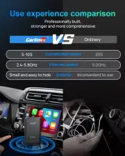 NEWEST CarPlay Wireless Adapter for 98% Cars with Wired CarPlay iPhone 6 AND UP