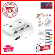 Car Audio aux Cassette Adapter and a Type C to 3.5mm Audio Aux Jack Adapter,C...