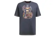 Duke Mens D555 Stockport Guitar Kingsize T-Shirt (Denim) - UTDC554