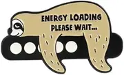 [Pinsphere] Sloth Enamel Pin, Energy Loading Please Wait Hard Enamel Pin, enamel, no gemstone