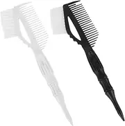 KAILIKETIY 2pcs Hair Dyeing Comb Professional Hair Coloring Applicator for Salon Home Use for Easy Clean Application Highlighting