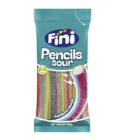 Fini Sour Pencils Rainbow Gummy 100g