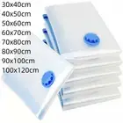 Household Compression Storage Bags Vacuum Seal Transparent Bag Organizer Clothes