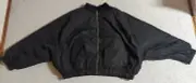 New With Tags New Look Womens X Large Black Polyester Blend Zip Up Jacket 24