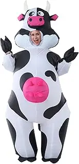 Inflatable Cow Costume Blow up Costume Cosplay Party Festival Halloween Costume Parade Carnival Costume Jumpsuit