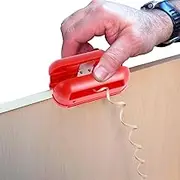 Edge Banding Trimmer Tool,Veneer Edge Trimmer,Veneer Edge Wood Cutter,Veneer Trimmer Tool,Manual Edge Banding Trimmer,Plastic Veneer Edge Cutter for Wood Veneer(gules)