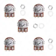 5x A250K Mini Audio Guitar Pots 18mm Long Split Shaft 250K Potentiometers