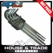 SP Tools Hex Key Allen Set 13 Piece SAE Imperial Ball Point Magnetic SP34522