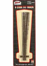Atlas N Scale ~ New 2025 ~ Code 55 ~ #10 Right Hand Switch Turnout ~ 2055