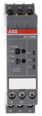 ABB CT-ERS SERIES ON DELAY TIMER 0.05s-300h 24-240V AC/DC 1xC/O SPDT Contact