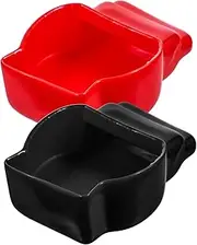 MUCKLILY 2pcs Battery Terminal Covers Insulated Caps for Auto and Boat Applications Protects Against Circuits Extends Terminal Life and Shields From Wind and Rain