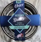 Oster Stainless Steel Nesting Mixing Bowls 3 Pc Set NEW