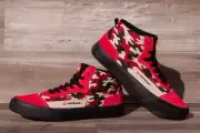NEW Custom Airwalk Ollie Red Camouflage Mens 10 Vans Skate Shoes Sneakers NO BOX