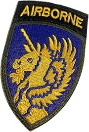 [Hornbeam Militaria] Reproduction World War Two Era American/US Insignia, 13th Airborne Division, Sew On