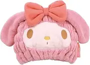 Skater TOC11-A My Melody Sanrio Water Absorption Quick-Drying Animal Towel Cap Length 9.1 x Width 6.7 inches (23 x 17 cm)