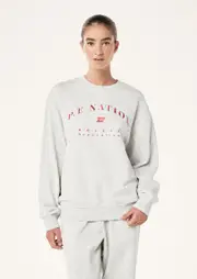 LIBERATION SWEAT IN LIGHT GREY MARLE, 2XS