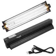T5 UVB Reptile Light Fixture HO UVB Bulb Lighting Combo Kit, 10.0 UVB Light f...