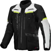 Alpinestars Bogotá Pro, textile jacket Drystar , color: Black/Light Grey/Neon-Yellow , size: XXL