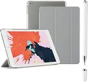 YOYOSTAR iPad 2 3 4 Case + Stylus Pen Compatible with iPad / iPhone / Android Touch Touch Screen Protection - Auto Sleep Function (Gray)