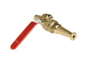 Fire Hose Nozzle Brass Lever. 20mm FIS Brand