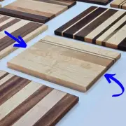 Cutting Board 155, Maple with Walnut Stripes, 12 3/4 x 9 3/4 x 11/16
