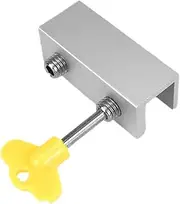 LALAFINA Convenient Metal Window Security Lock with Key Window Stopper for Safety Durable Design Effortless Installation Reliable Protection for Home Use