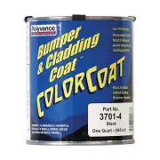 Polyvance 3701-4 Bumper & Cladding Black Bumper Color Coat (Quart)