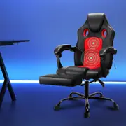 Massage Office Chair Gaming Computer Seat Recliner Racer Red