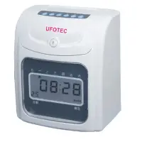 在飛比找momo購物網優惠-【UFOTEC】S1 六欄位點矩陣雙色液晶款微電腦打卡鐘(附